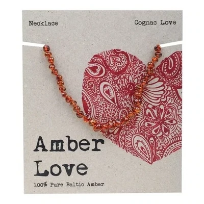 Child Amber Necklace - Cognac Love
