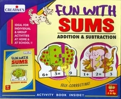 Fun With Sums Additional & Subtraction - 30 Sets of 3 Pieces