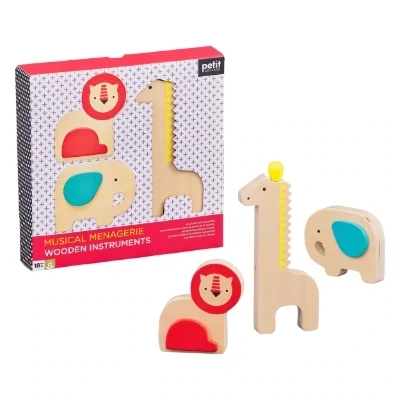 Musical Menagerie - Wooden Animal Instruments