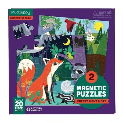 Magnetic Puzzles (2) - Forest Night & Day