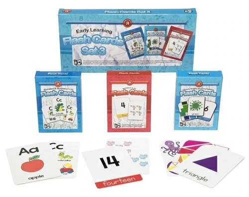 Early Learning Flash Cards 3x