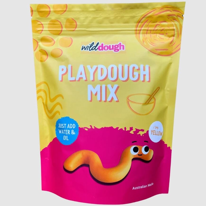 DIY Playdough Mix 500g, Colour: Yellow