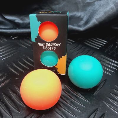 Mini Squishy Fidget Ball - 2pk