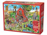 Jigsaw 1000pc - Doodle Town/Farmyard Folly