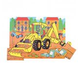 Jigsaw Tray Puzzle 9pc - Digger