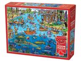 Jigsaw 1000pc - Doodle Town/ Gone Fishing