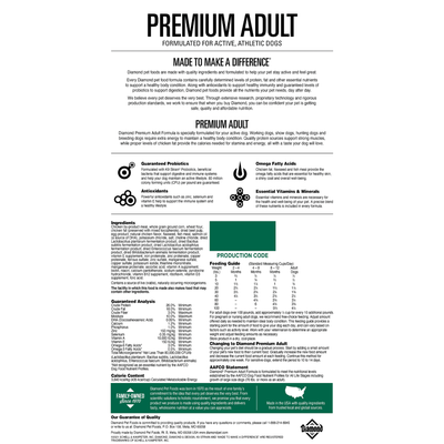Diamond Premium Adult 40lb (Green Bag)