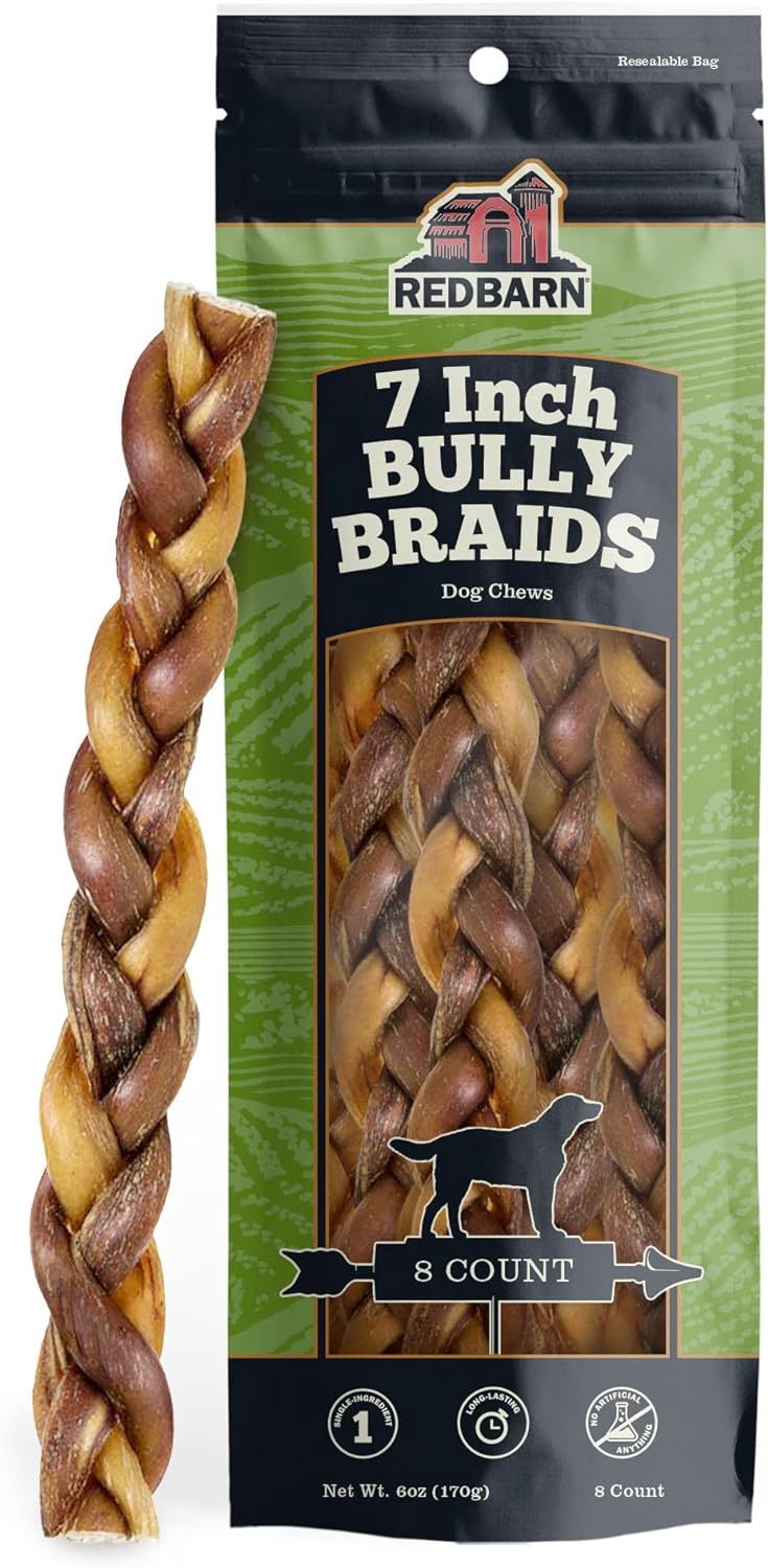 Treat Bully Stick Braid (7in)
