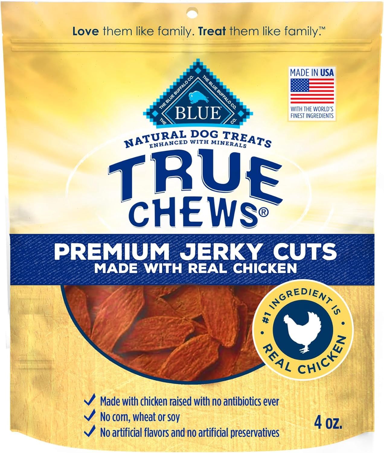 Treat True Chew Chicken Jerky 4oz