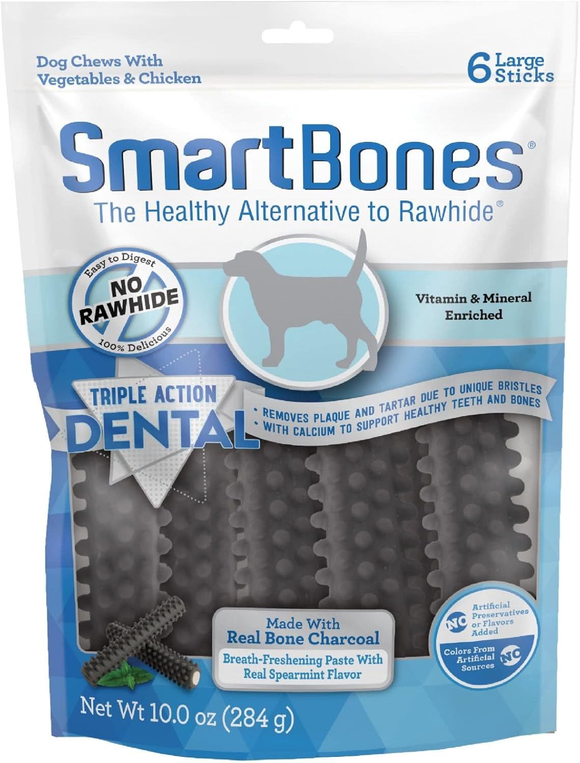 SB Dental Stick w/ Charcoal 6pk