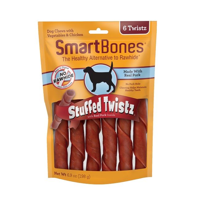 SB Pork Stuffed Twist Stick 6pk