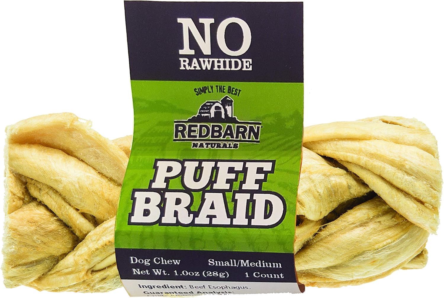 Puff Braid Dog Chew Sm