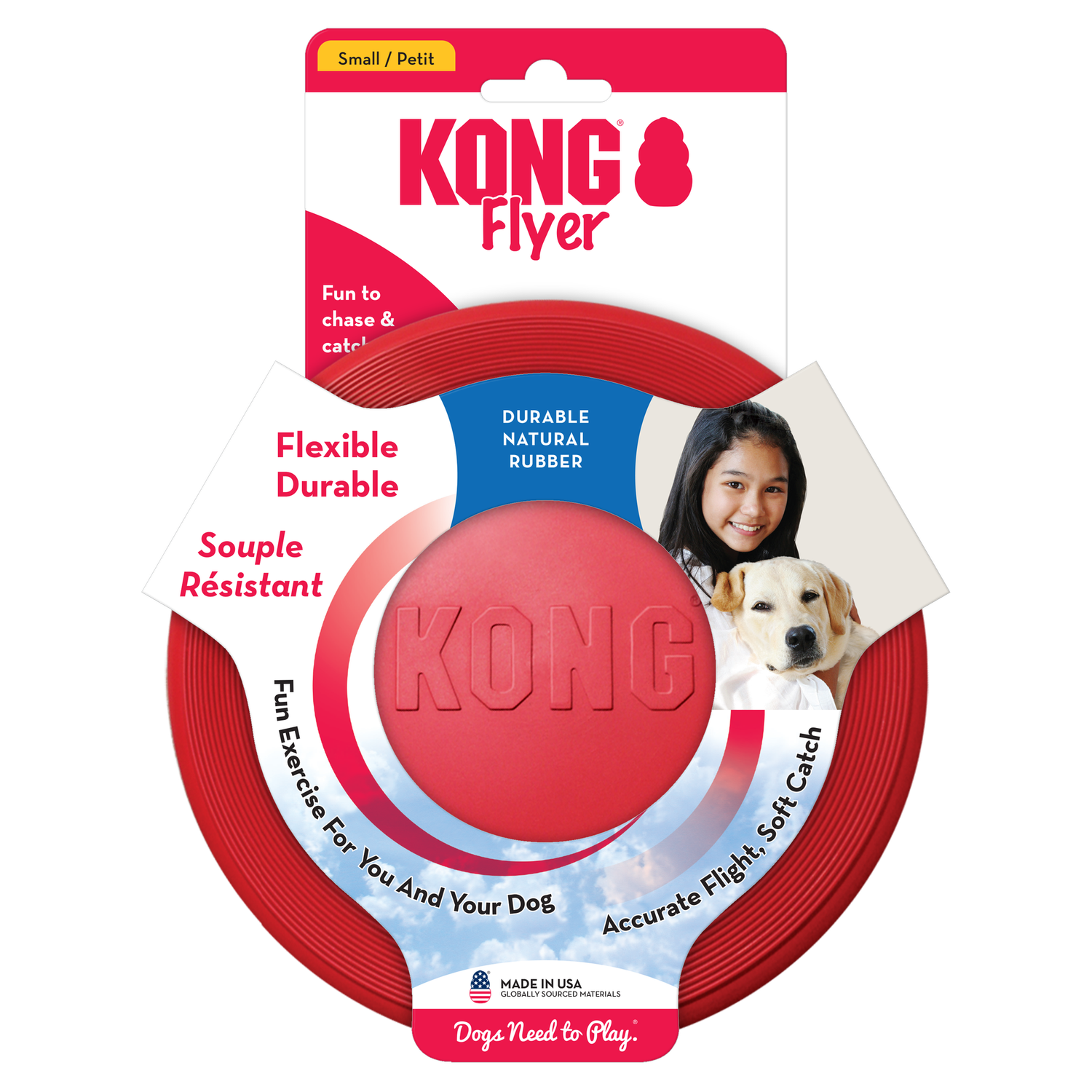 Toy Kong Flyer Frisbee Lg