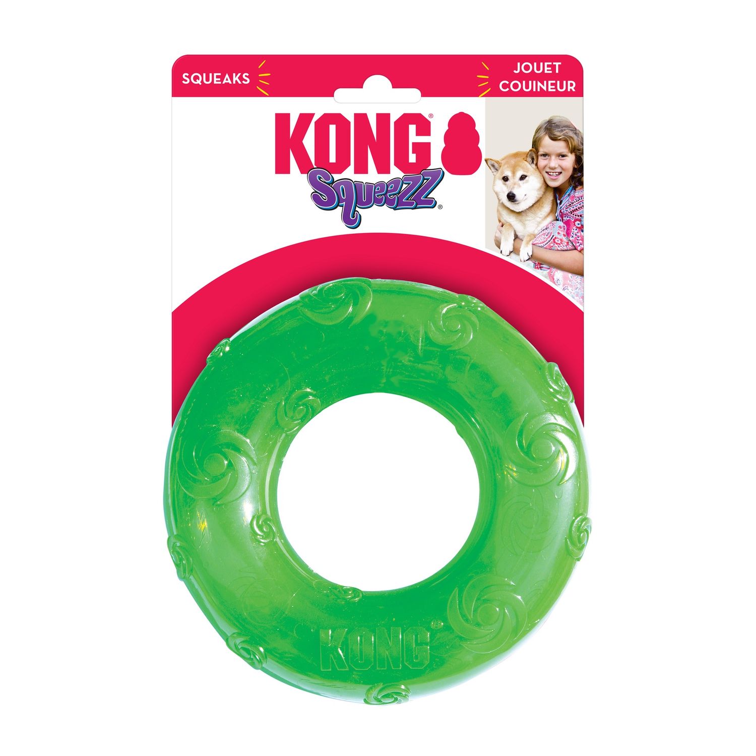 Toy Kong Squeez Ring Lg