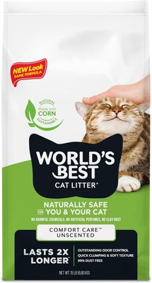 Litter World&#39;s Best Green 15lb