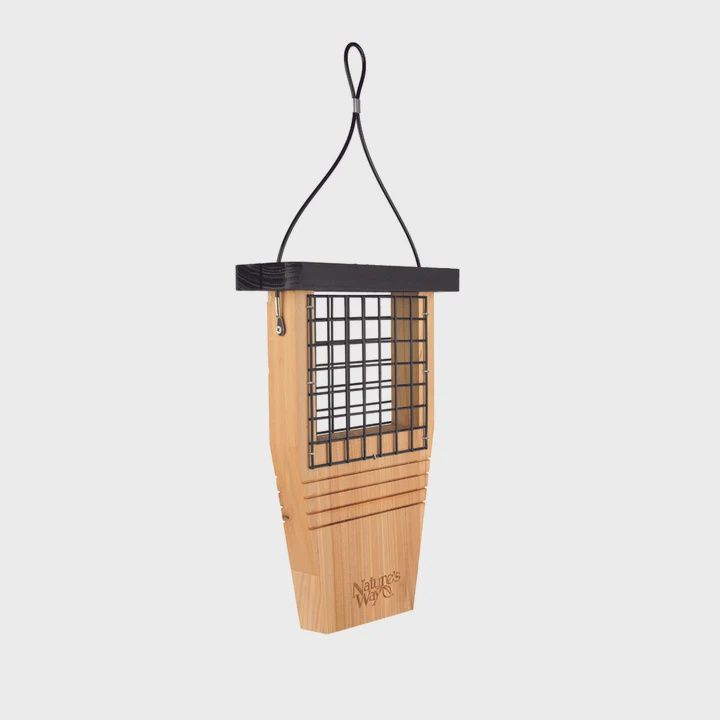 BF Cedar Suet Tail Prop Feeder