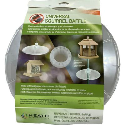 Squirrel Baffle Clear