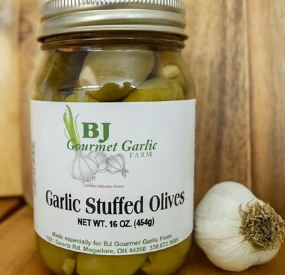 BJG Garlic Olives pt