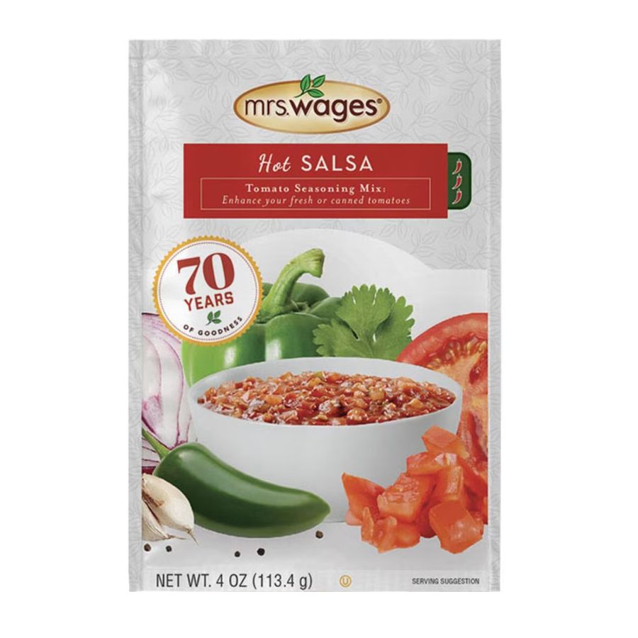 Mrs Wages Hot Salsa Mix