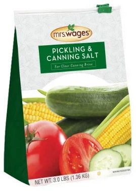 Mrs Wages Pickling &amp; Canning Salt 3lb