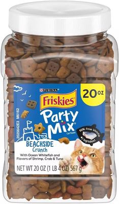 Treat Cat Party Mix Beachside 20oz
