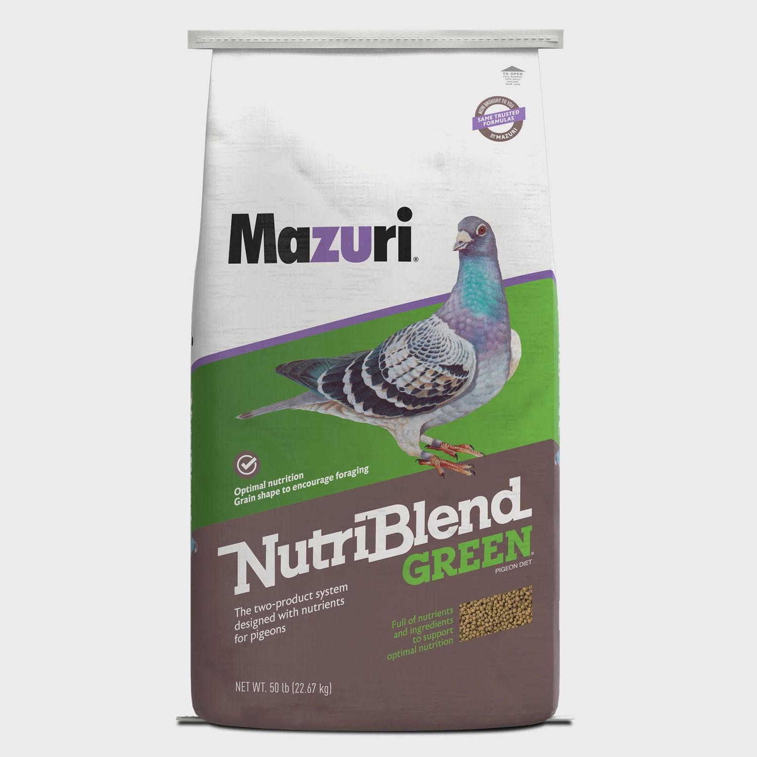 Maz Nutriblend Green 50lb Pigeon