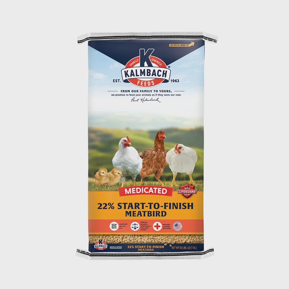 Meatbird Start to Finish Medicated 22% - 50lb