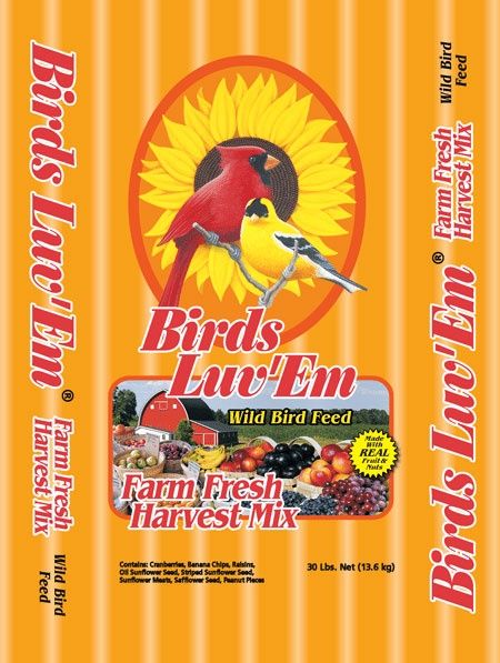 Bird&#39;s Love &#39;Em Farm Fresh Harvest Mix 4lb