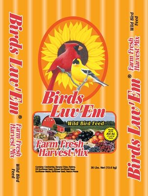 Bird&#39;s Love &#39;Em Farm Fresh Harvest Mix 4lb