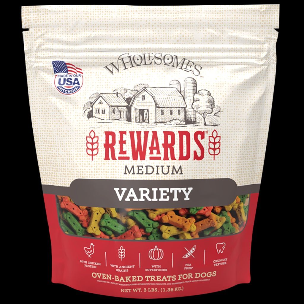 Wholesomes Medium Variety Biscuits 4lb