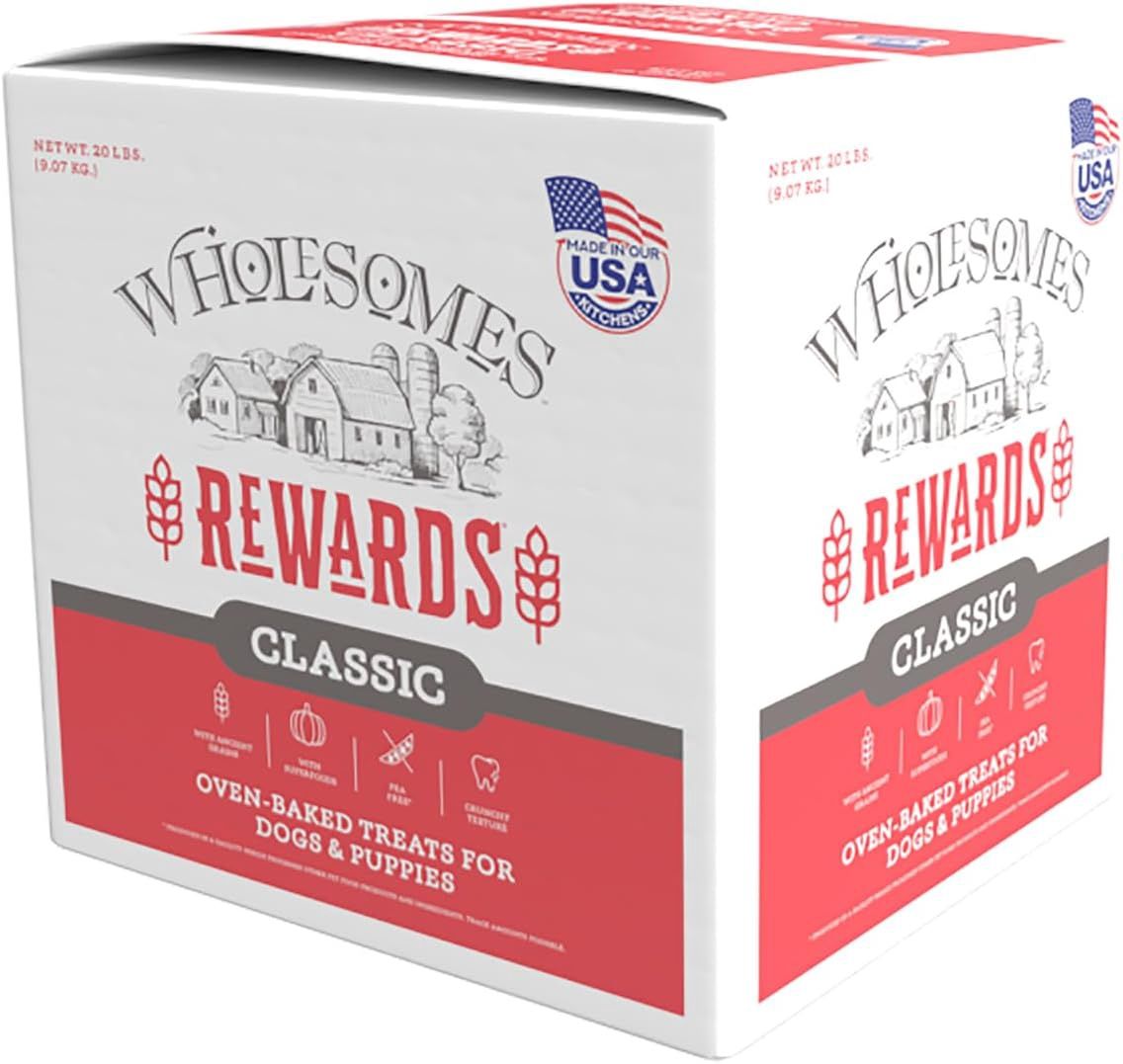 Wholesomes Jumbo Golden Biscuits Box 20lb