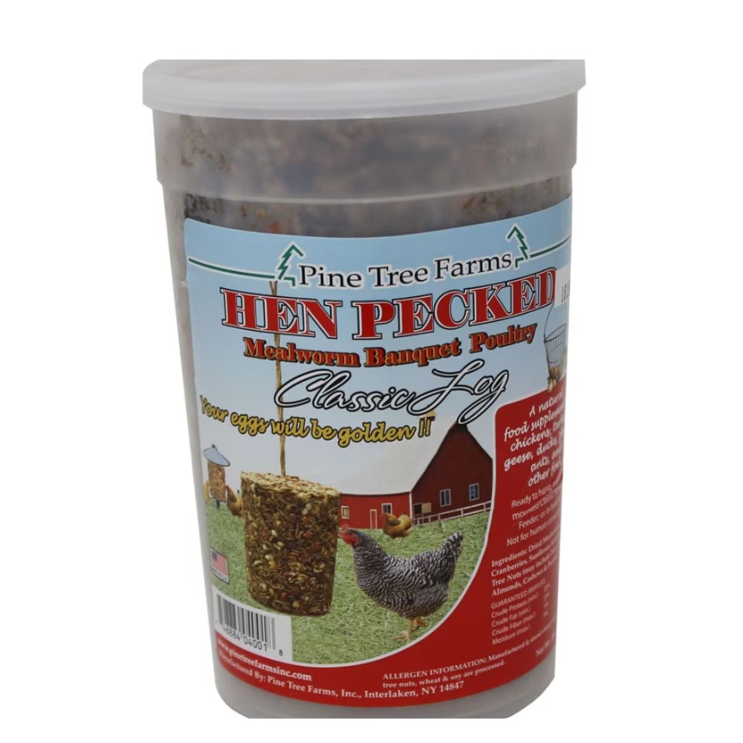 Treat Hen Mealworm Log 28oz