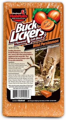 Buck Lickers Persimmon Salt Block 4lb
