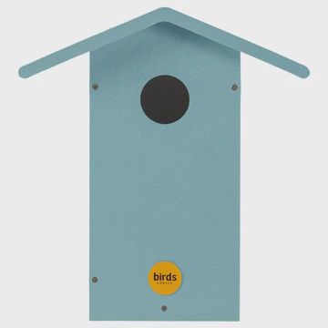BF Bkyd Bird House Lake Blue