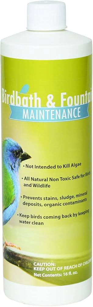 Bird Bath &amp; Fountain Maint. 8oz