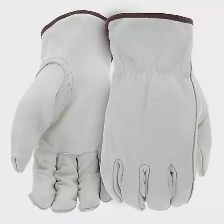Gloves - Boss Cowhide # 4070L White Large