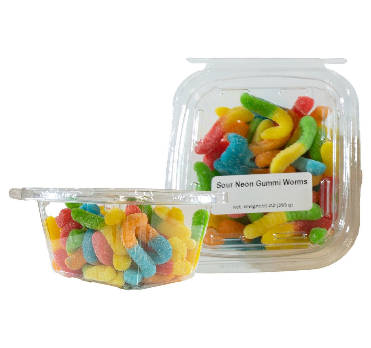 DV Gummi Worms Sour Neon 10oz