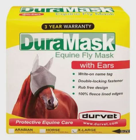 Fly Mask w/ Ears Horse