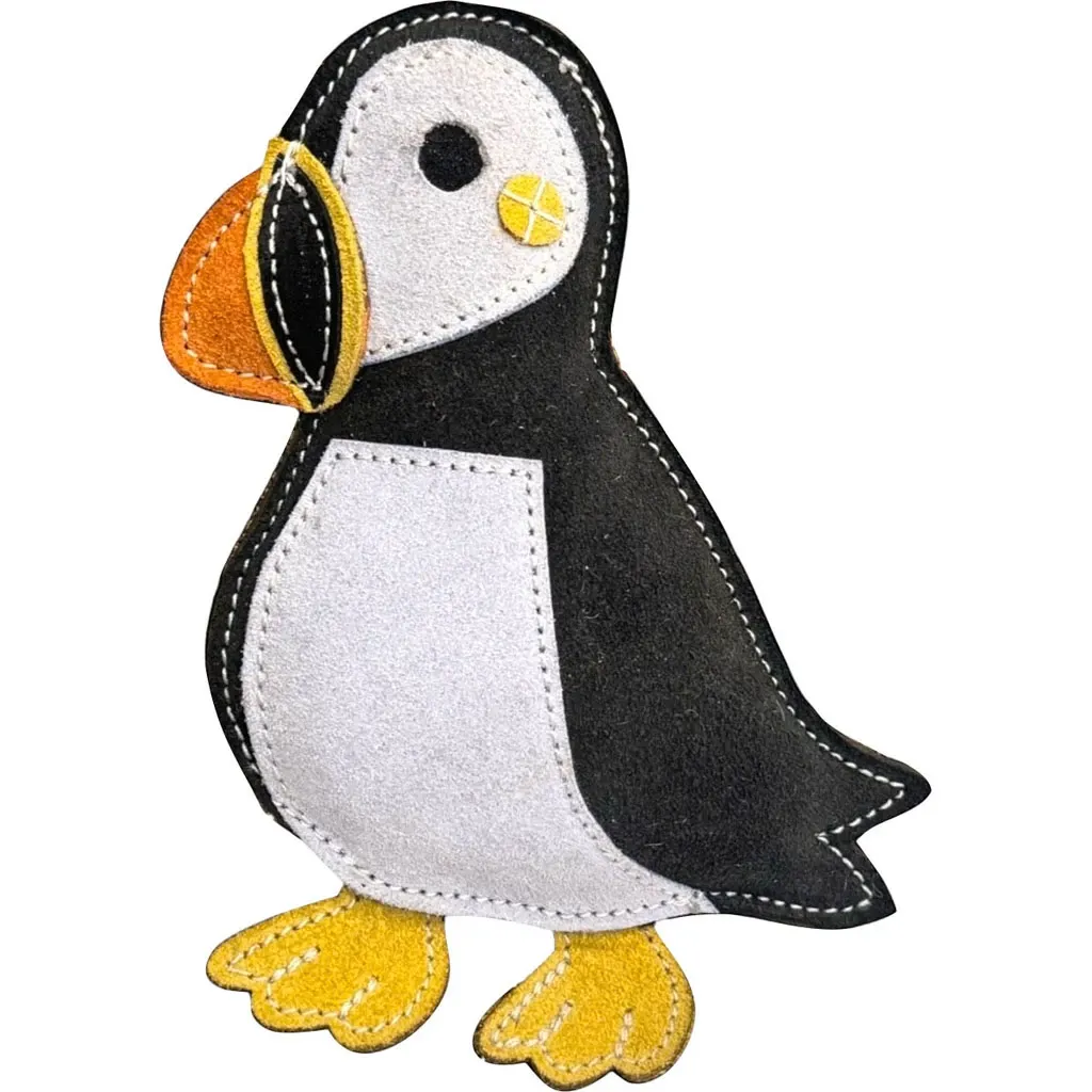 Toy Leather Puffin 8.5in