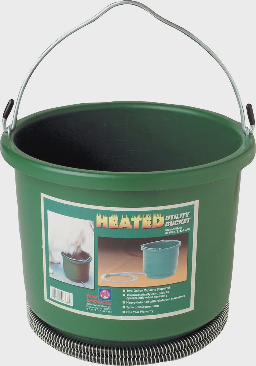 Bucket 2 gal Heated
