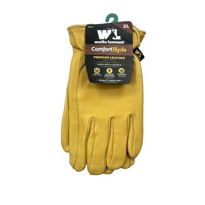 Gloves - Cowhide Yellow (#1132XL, XLg)