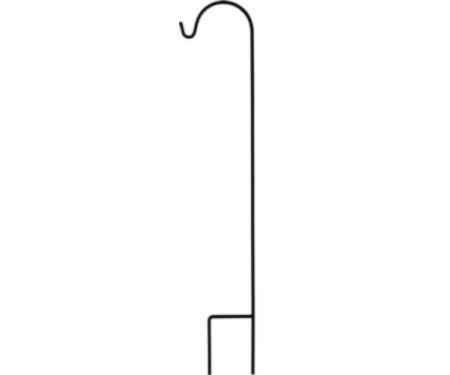 Hookery AG 65" Single Square Hook