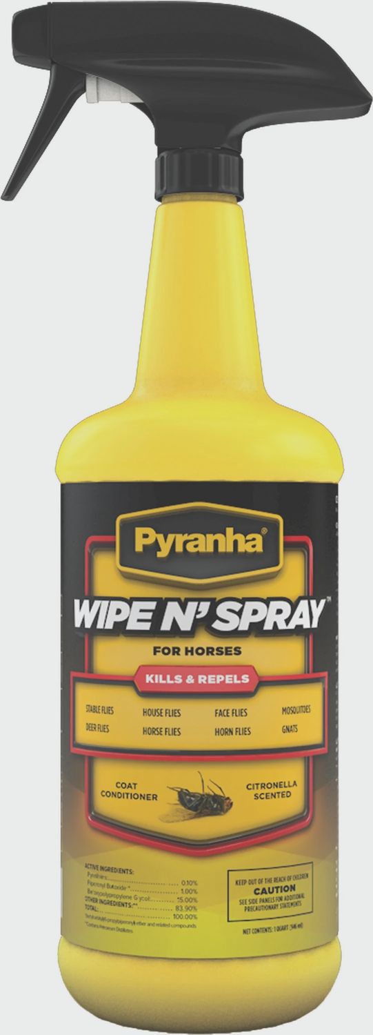 Fly Spray Pyranha Wipe/Spr qt