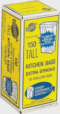 Warps Trash Kitchen Bags 13gal