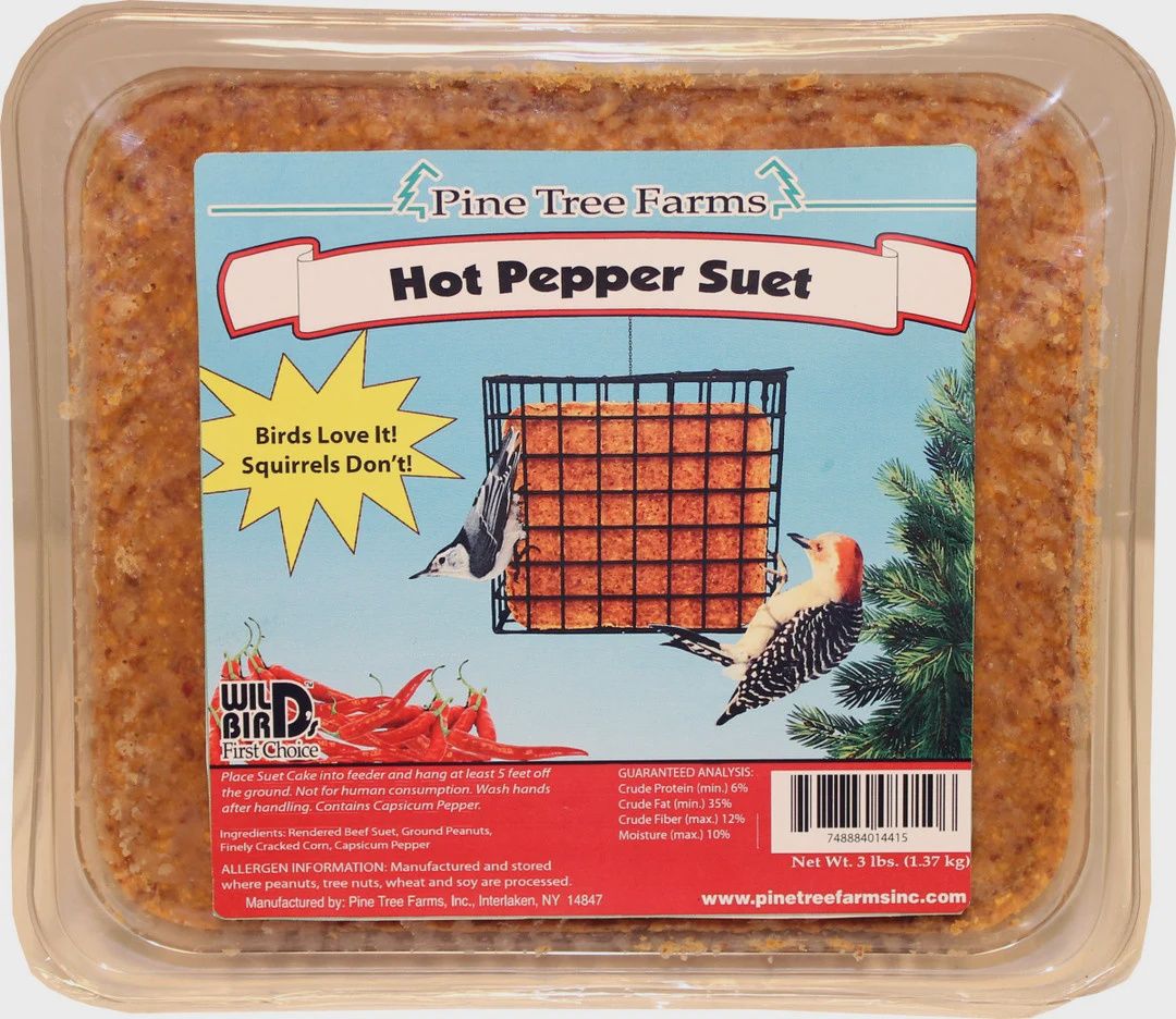 Suet Hot Pepper Cake 3lb
