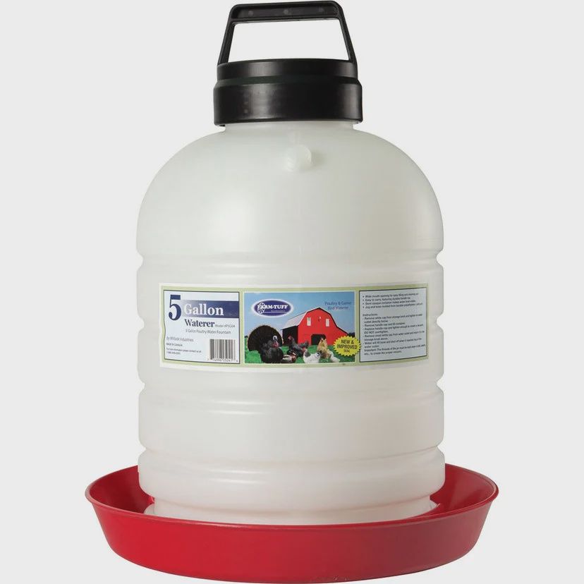 Waterer Poultry 5 Gal Top Fill