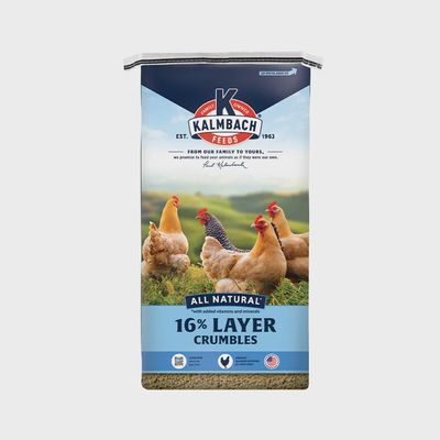 Layer Crumble 16% Kalmbach 50lb