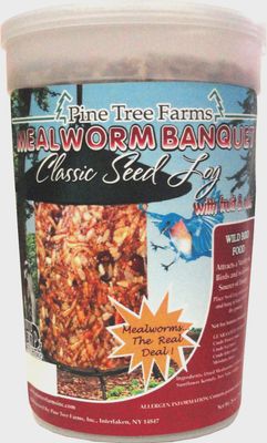 Seed Log Mealworm Banquet 28oz