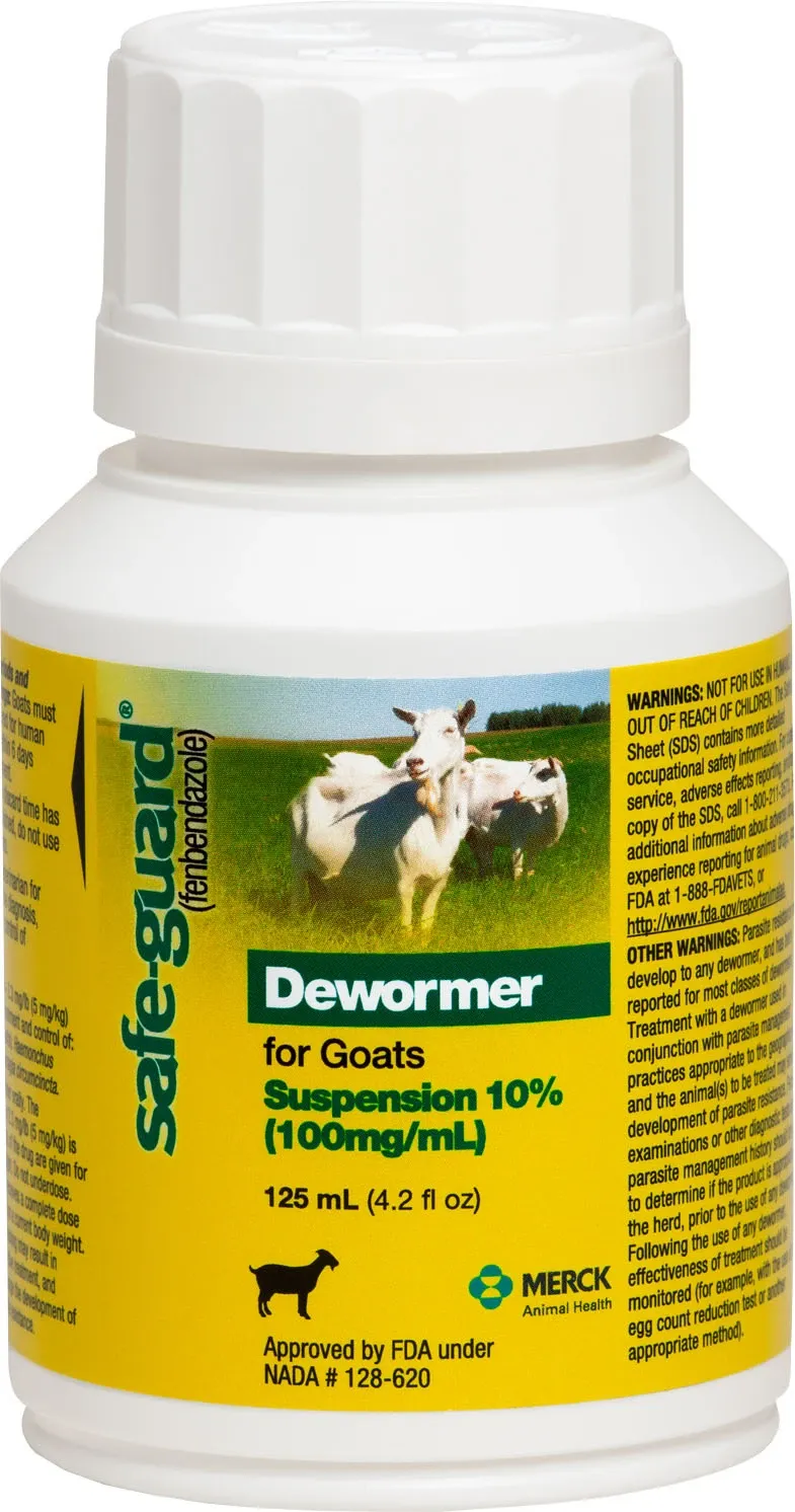 Wormer Safeguard Goat 125ml