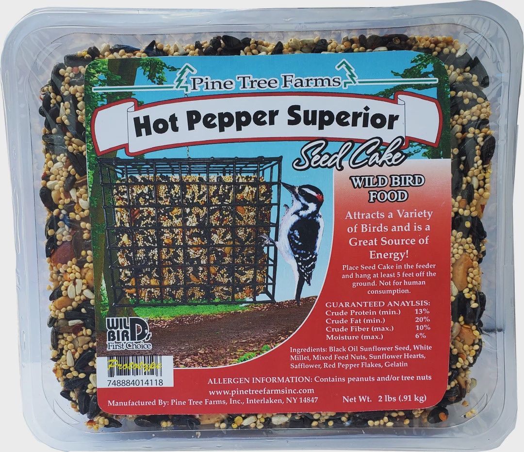 Bird Seed Cake Hot Pepper 2lb